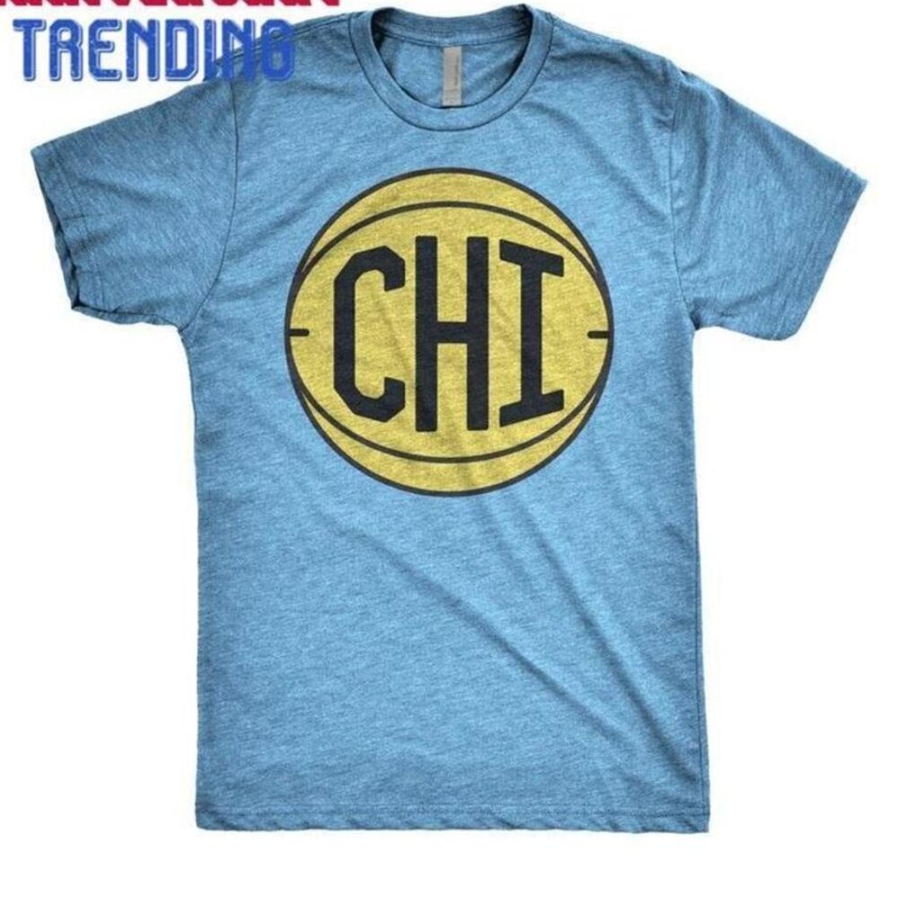 Chicago Sky Basketball Retro WNBA Team Fan Unisex Graphic T-Shirt  81